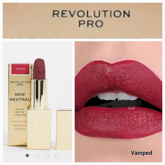 Makeup Revolution Pro New Neutral Satin Matte Lipstick - Picture 1 of 6